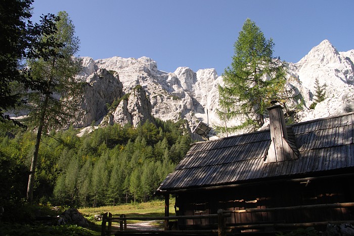 Hütte auf der Alm