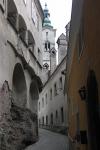 Steyr, dunkle Gasse