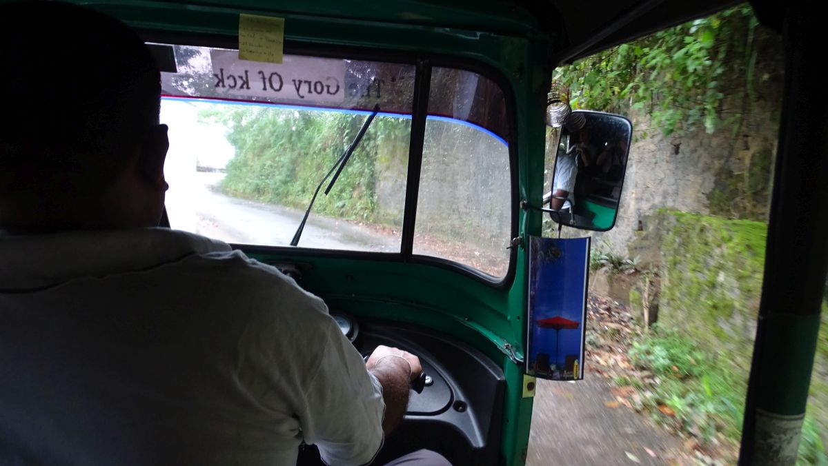 Tuk Tuk in die Stadt