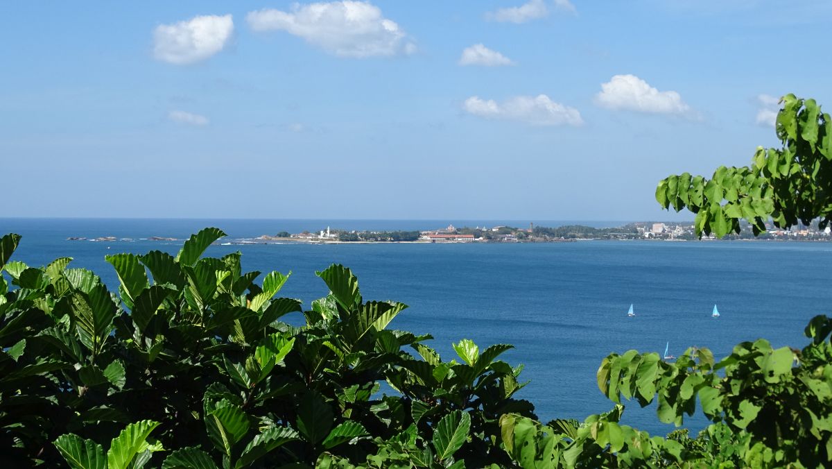 Blick hinüber zum Fort Galle