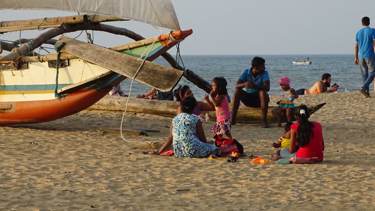 Familienausflug zum Strand