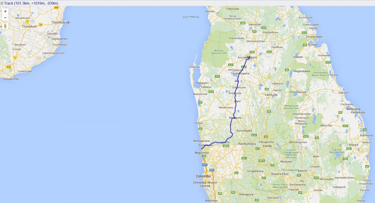 Unser Weg nach Anuradhapura