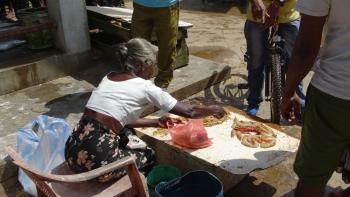 Auf dem Fischmarkt Negombo