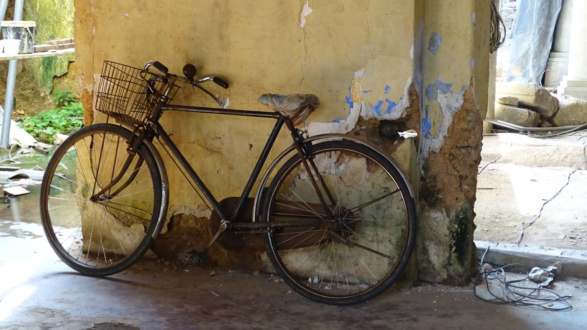 tolles altes Fahrrad