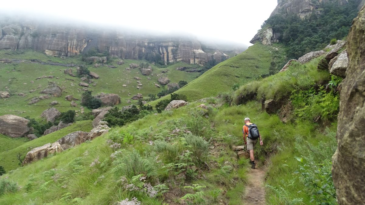 wieder aufwärts zur Witsieshoek Lodge