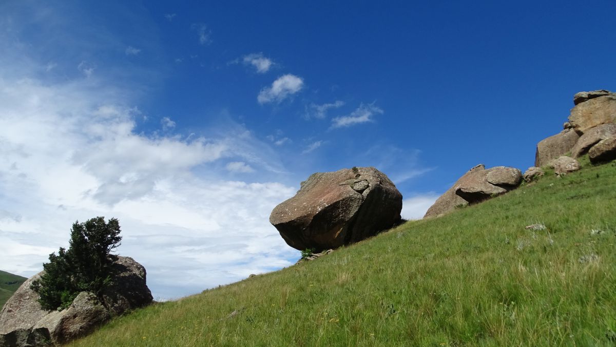 großer Felsblock