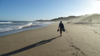 Fauler Tag am Strand