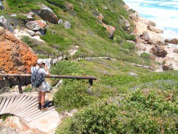 Abstieg zum Robberg-Strand