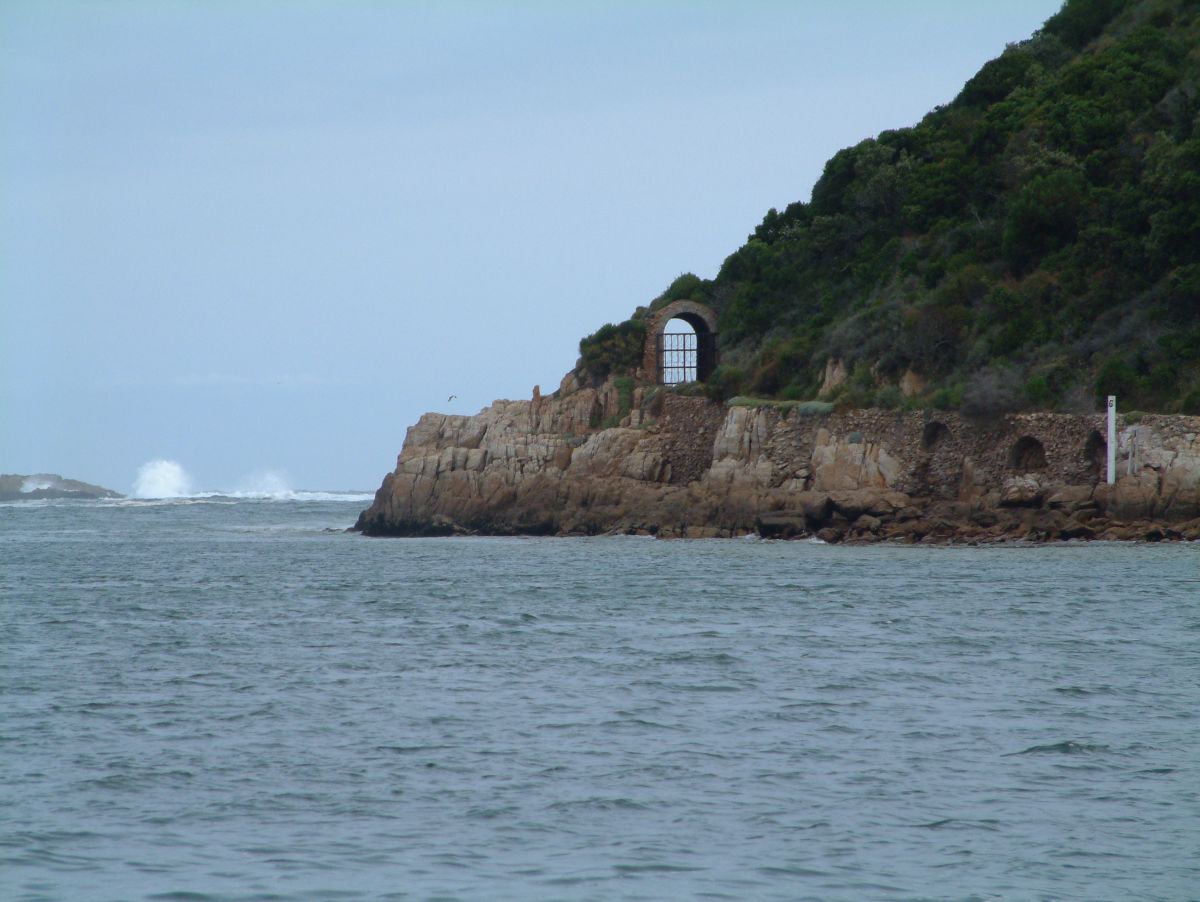 im Boot auf der Knysna-Lagune