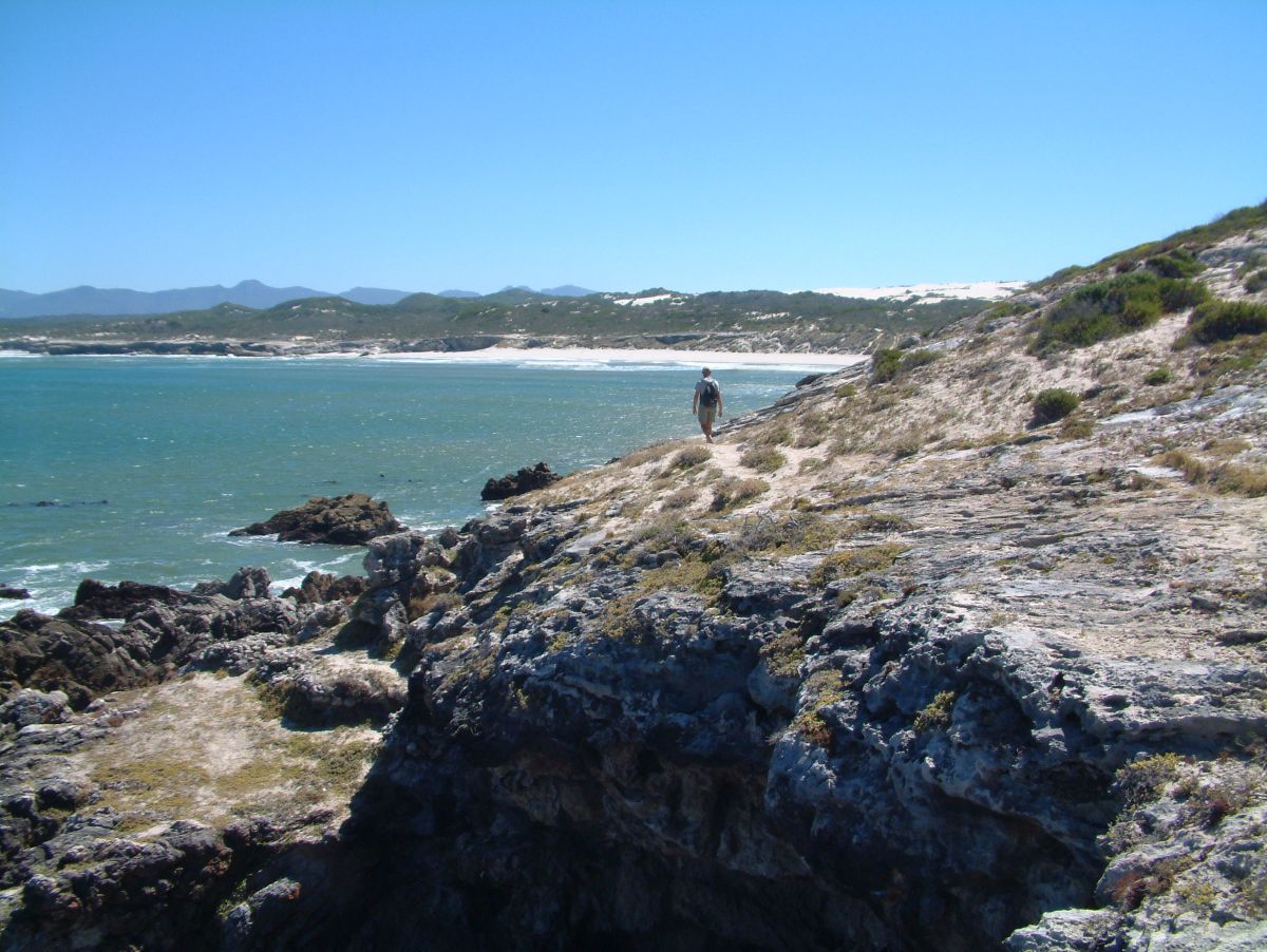 Wanderung an Küste bei Gansbaai