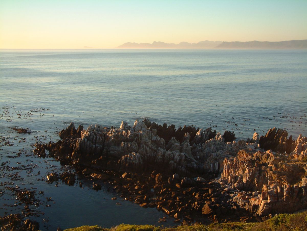 Abend an der Küste bei Gansbaai