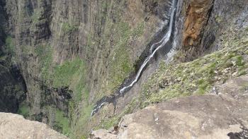 Tugela-Wasserfall, nur der Angel-Wasserfall in Venezuela ist höher