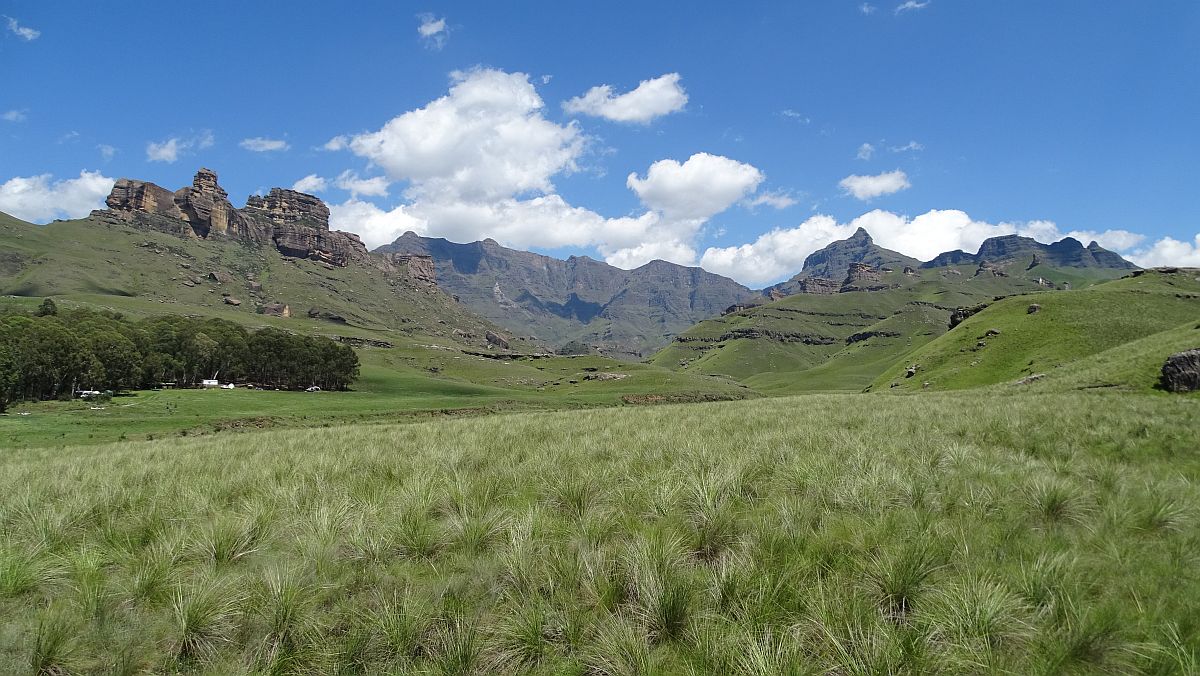 hinten die Dreitausender an der Grenze zu Lesotho