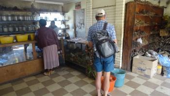 in einer Zulu-Aphotheke in Eshowe