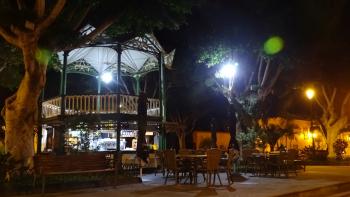 Kiosko Plaza La libertad, hier haben wir öfter mal gesessen, um einen Cortado zu trinken