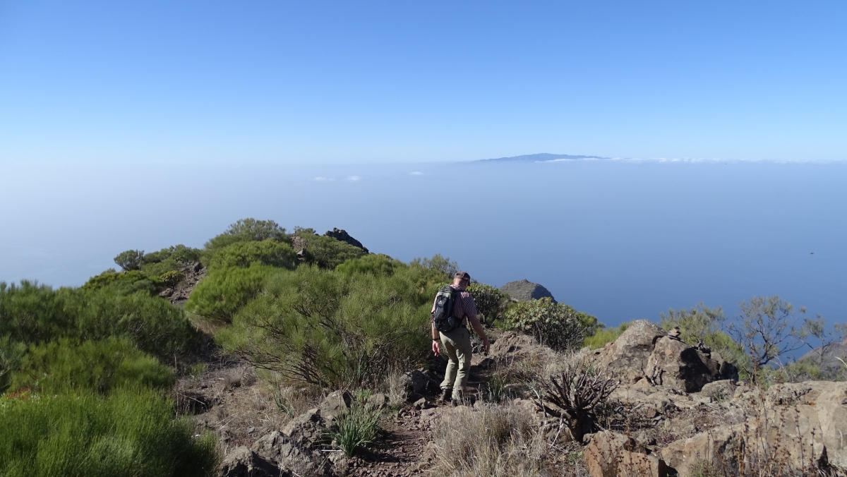 La Gomera am Horizont