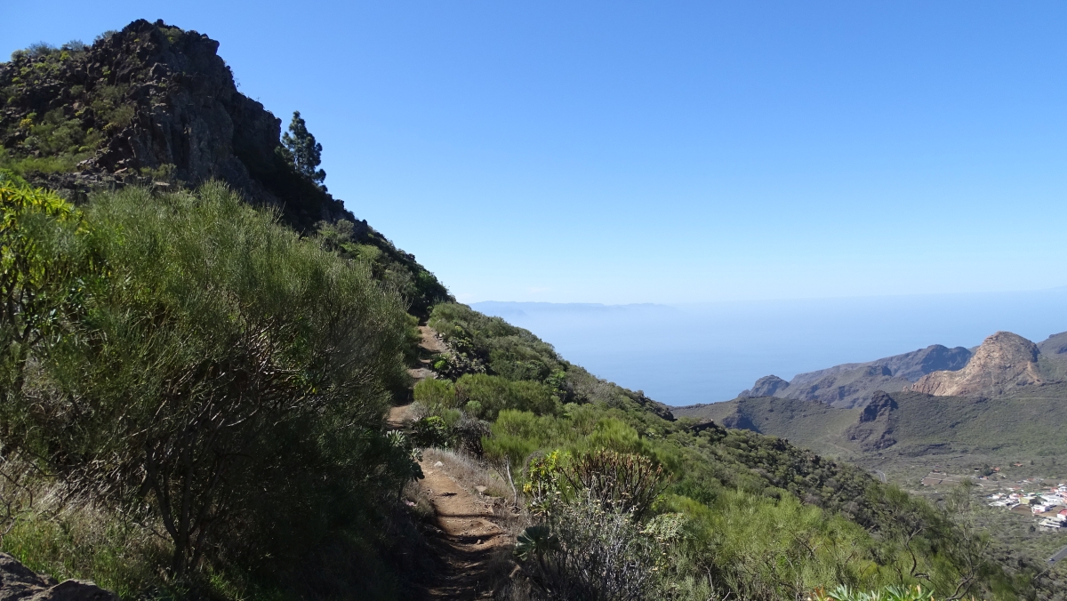 kurze Wanderung mit Cachesuche an der Ermita del Santo Angel de la Guarda nördlich von Arguayo