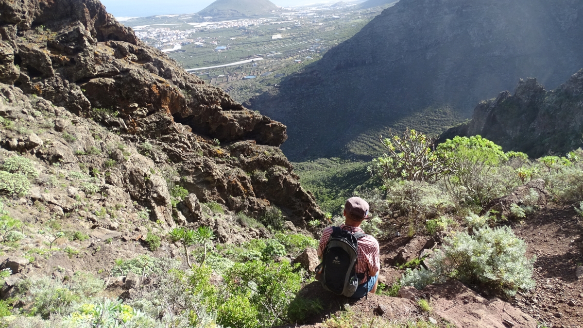 Rast mit Blick auf Buenavista del Norte