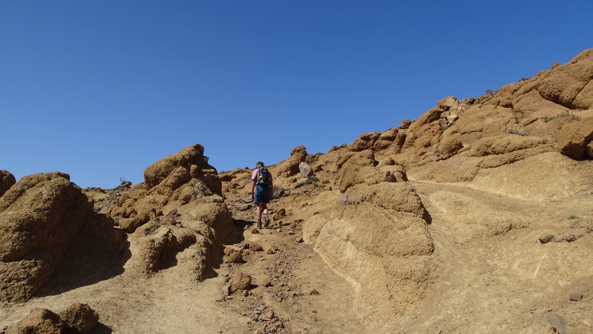 rote Erosionslandschaft