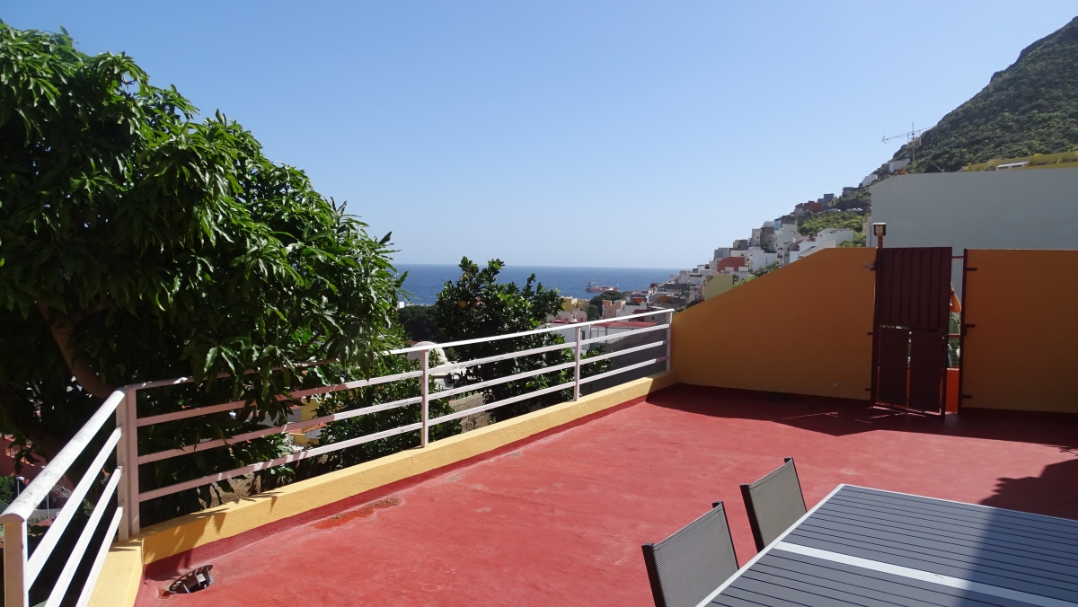 Terrasse im neuen Ferienhaus