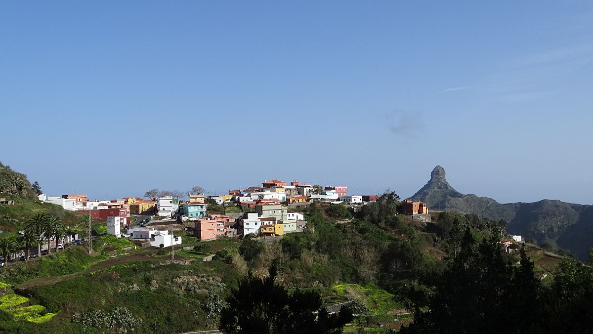 Las Carboneras mit Roque de Taborno