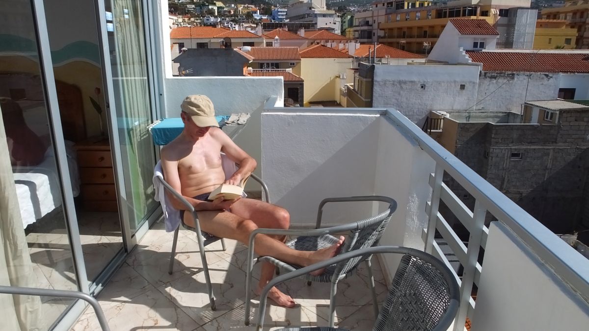 Nachmittagssonnen auf dem Balkon