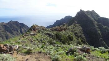 Blick Richtung Süden zum Meer