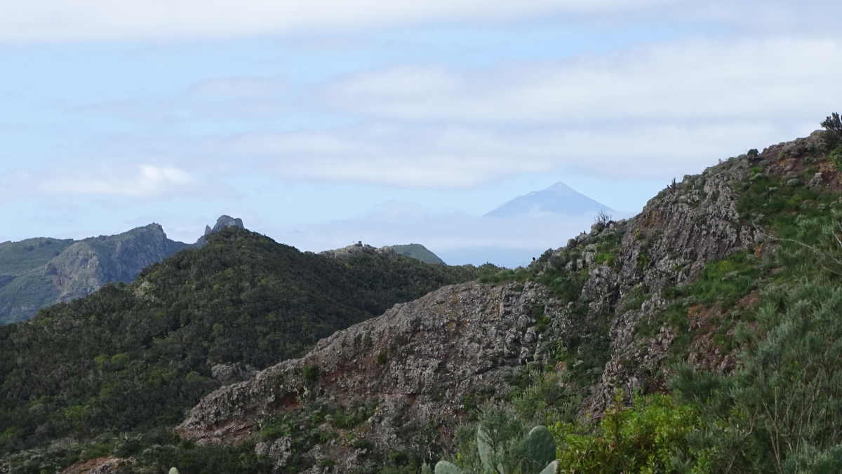 der Teide lugt hervor