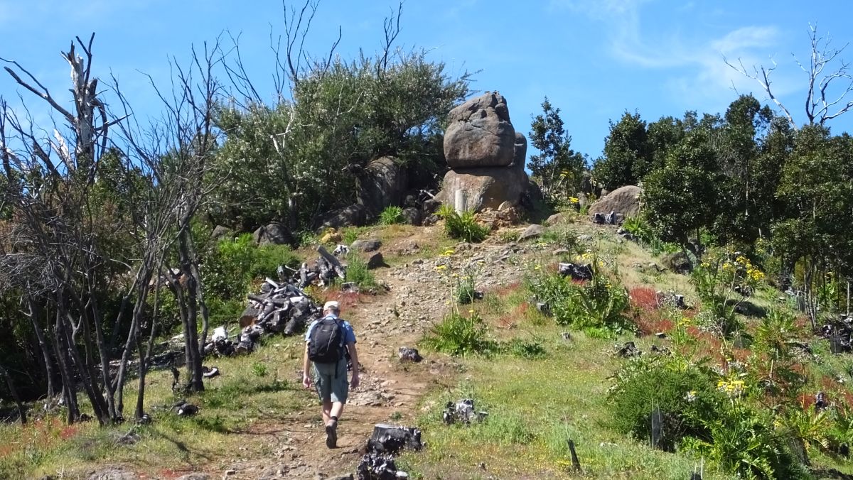 Felsen auf Gipfel