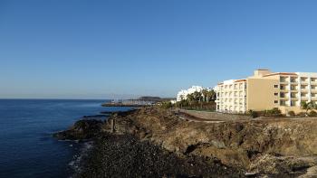 am Morgen in der Hotelzone
