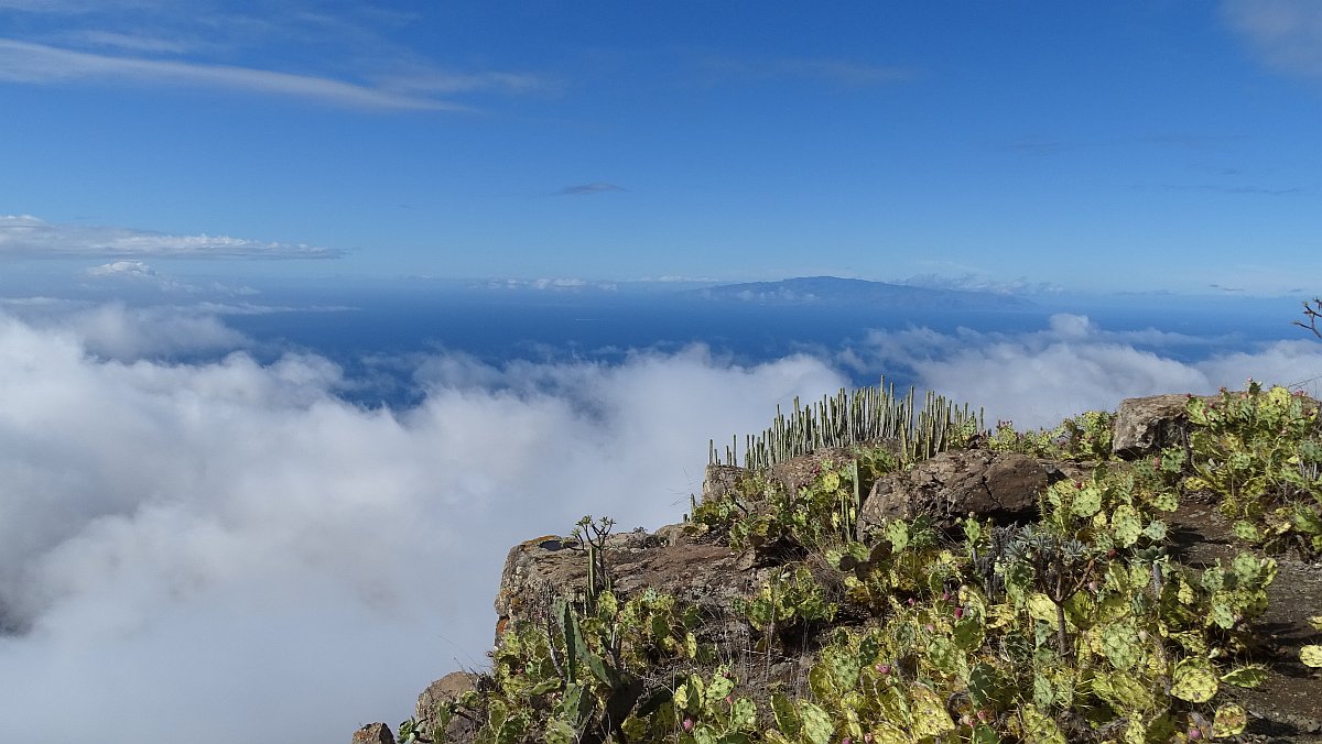 La Gomera am Horizont