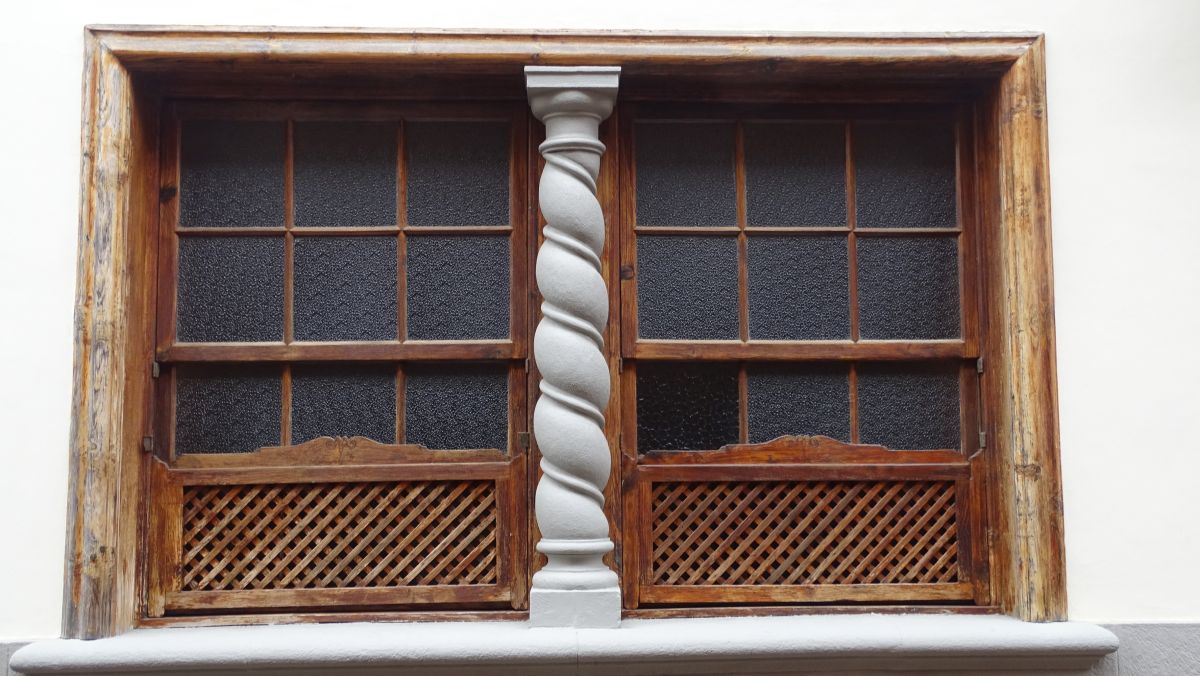 Detail eines Hauses in La Laguna