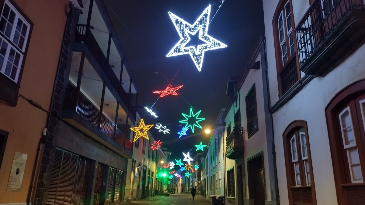 Weihnachtsschmuck in La Laguna