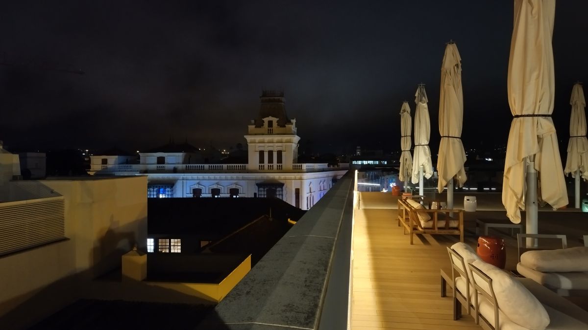 Blick von der Hotelterrasse