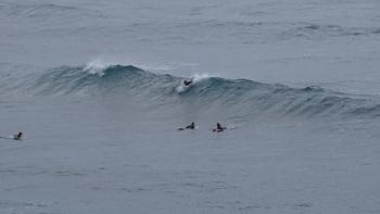 unerschrockene Surfer