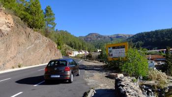 auf dem Weg in die Caldera