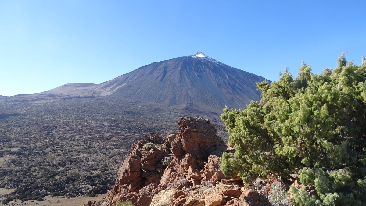 Blick hinüber zum Teide