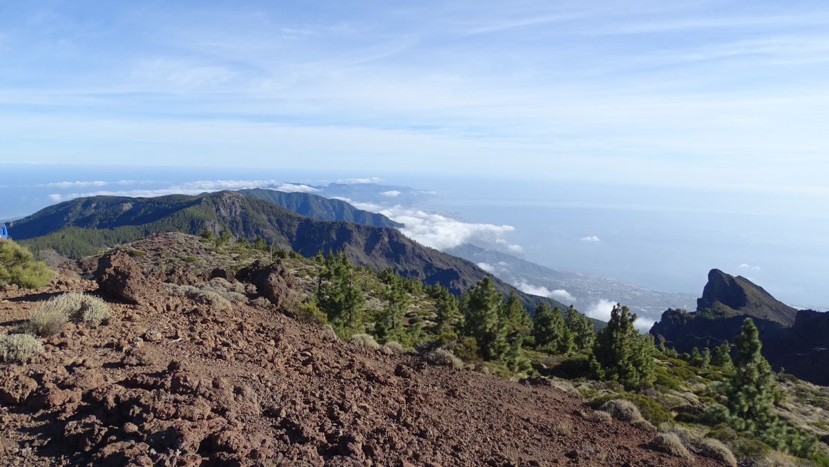 Blick zur Nordostspitze Teneriffas