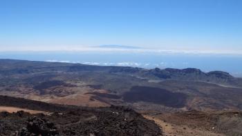 Caldera, der Einsturzkrater von oben