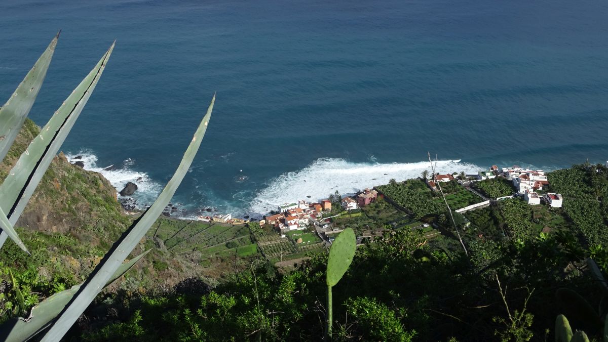 Blick hinunter nach El Rosario