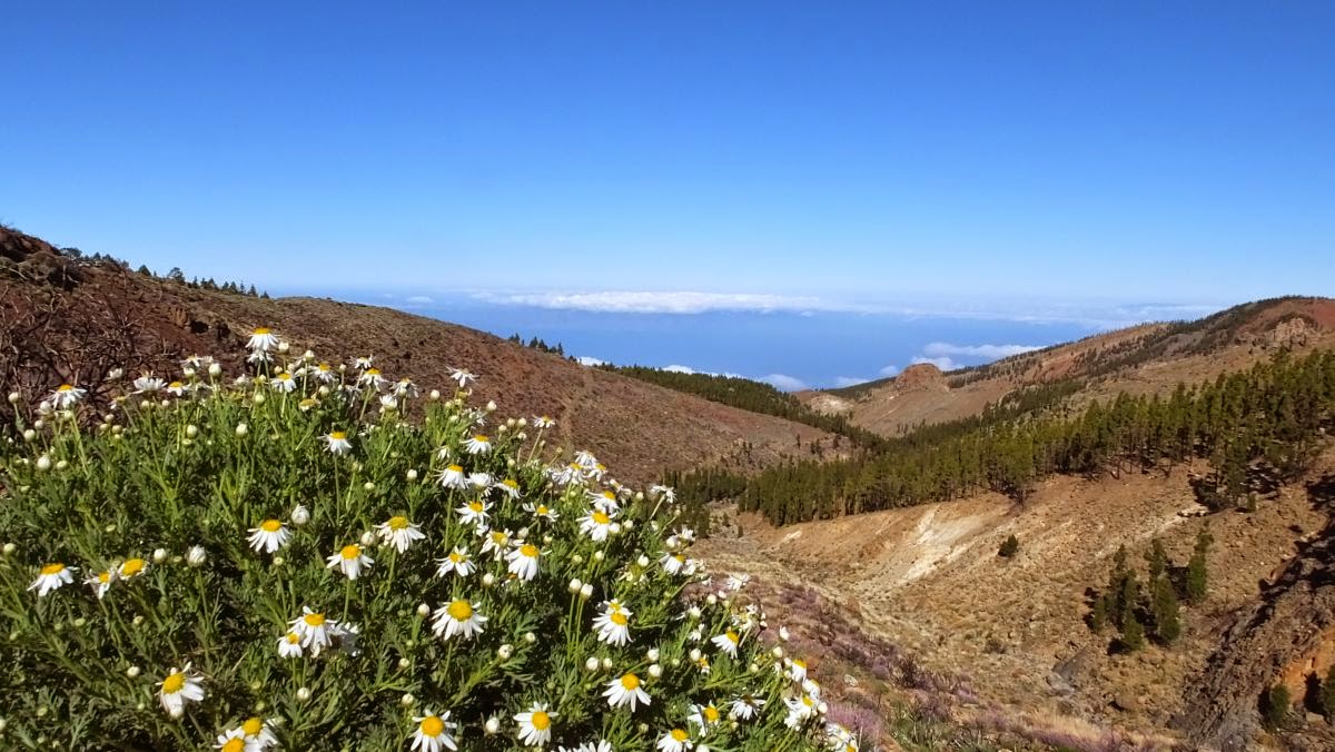 auf dem Weg in die Caldera