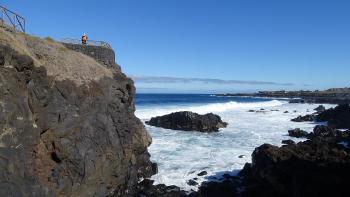 Ausguck an der Playa las Mujeres