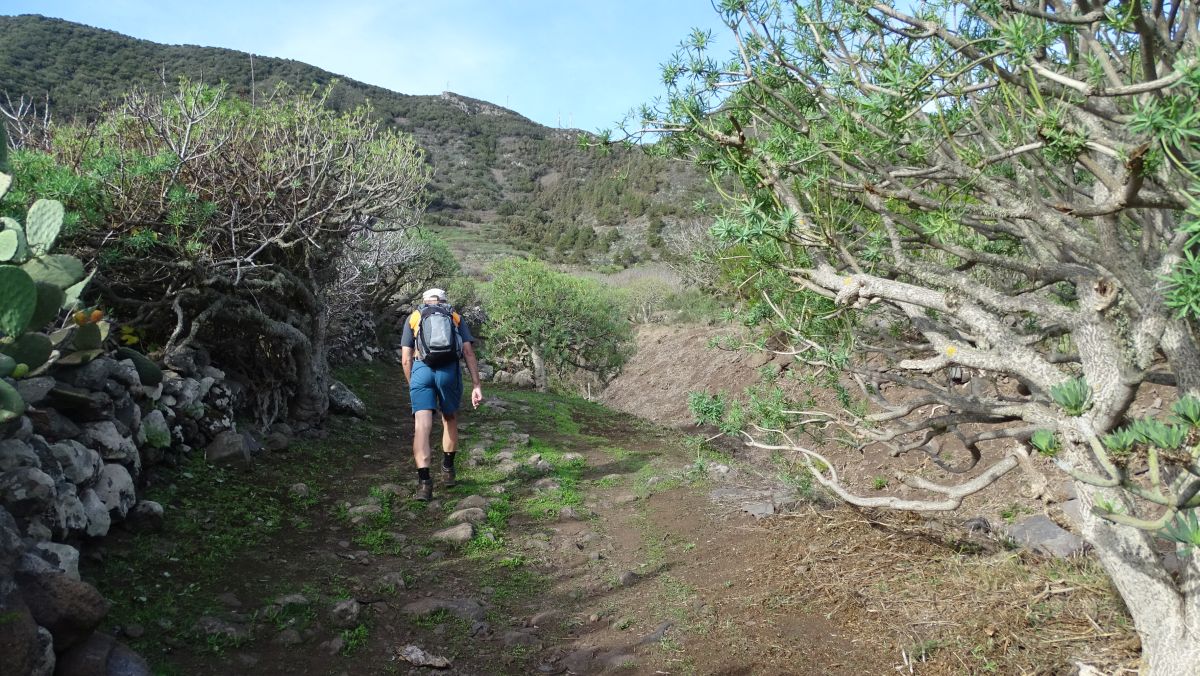 Beginn der Wanderung