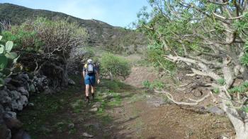 Beginn der Wanderung