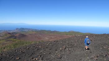 weite Aussichten, La Palma liegt 100 km entfernt...