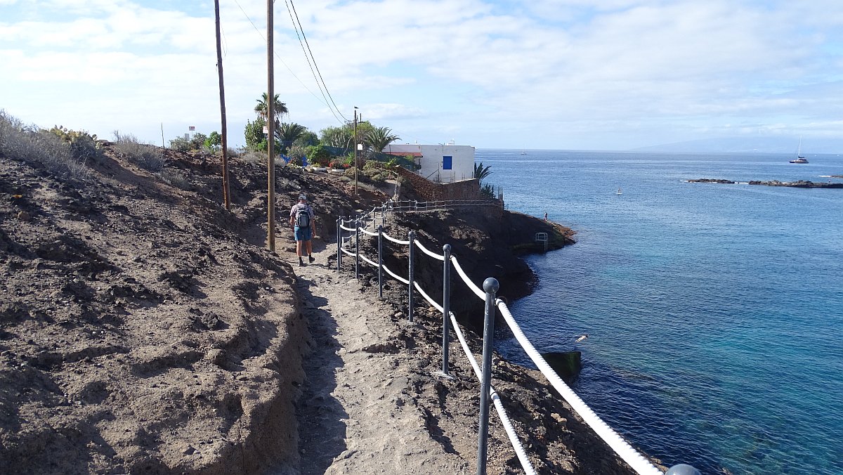 Weg zur Playa Diego Hernández (wo ich wegen der vielen Nackten nicht fotografierte…