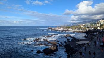 Blick aus der Ferienwohnung Richtung Osten