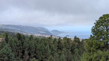 Blick nach Westen, die Passatwolken kommen