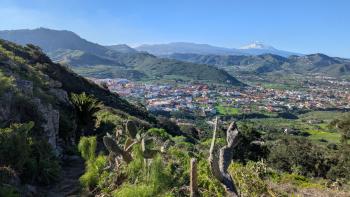 Blick hinunter nach Tegueste