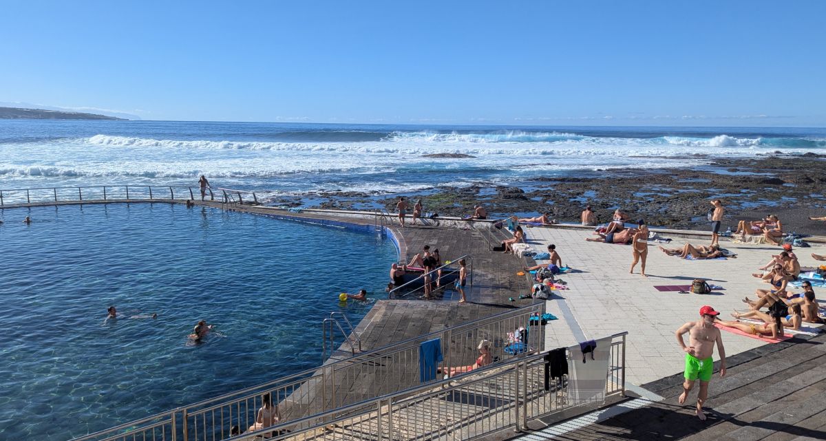 dieser Pool wird in den nächsten Tagen ganz anders aussehen